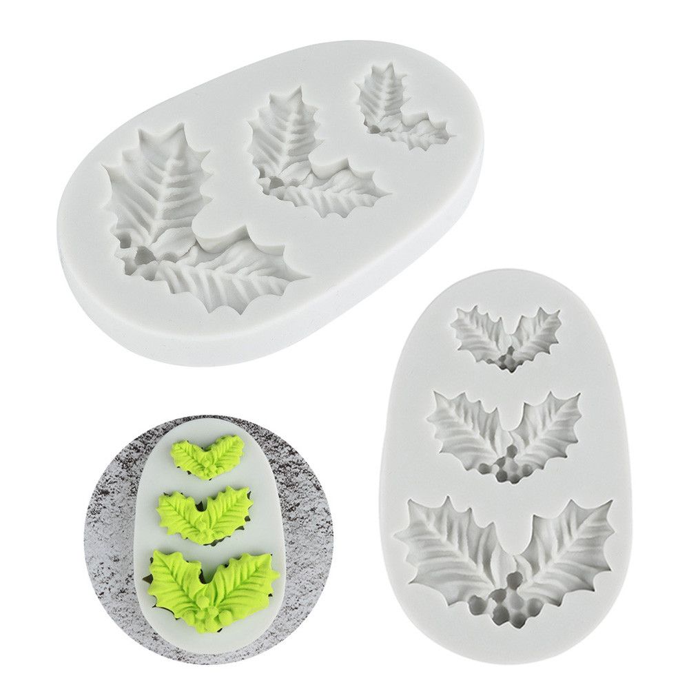 Decoration Tools Fondant Cake Cake Decoration Silicone Molds Chocolate Leaf Mold Christmas Tree
