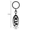 1Pcs Fashion Car Badge Keychain Zinc Alloy Keyrings Auto Accessories For KIA Rio Ceed Sportage Sorento K2 K3 K4 K5 K6 K7 K8 Soul Opeima