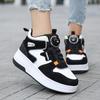 Children Junior Mesh Roller Skate Shoes Boys Girls Sneakers Two Wheels Shoes Running Adult Casual Boys Shoes