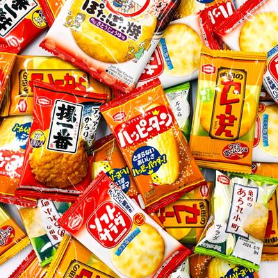 Kameda Seika Happy Turn Карри Мягкий салат Араре Комачи Потапотаяки Жареный ичибан Ассорти Kameda Seika Ассортимент Kameda Seika в индивидуальной упаковке