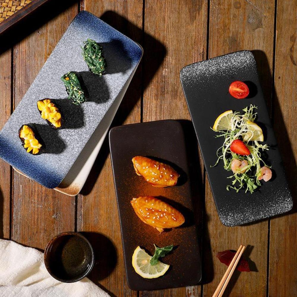 Exquisite Dinner Plates Ceramic Dessert Plate Kitchen Accessories Flat Plates Restaurant