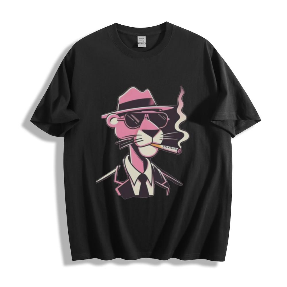 Cool Pink Panther Suit amp; Cigar Graphic T-Shirt Unisex T-Shirt
