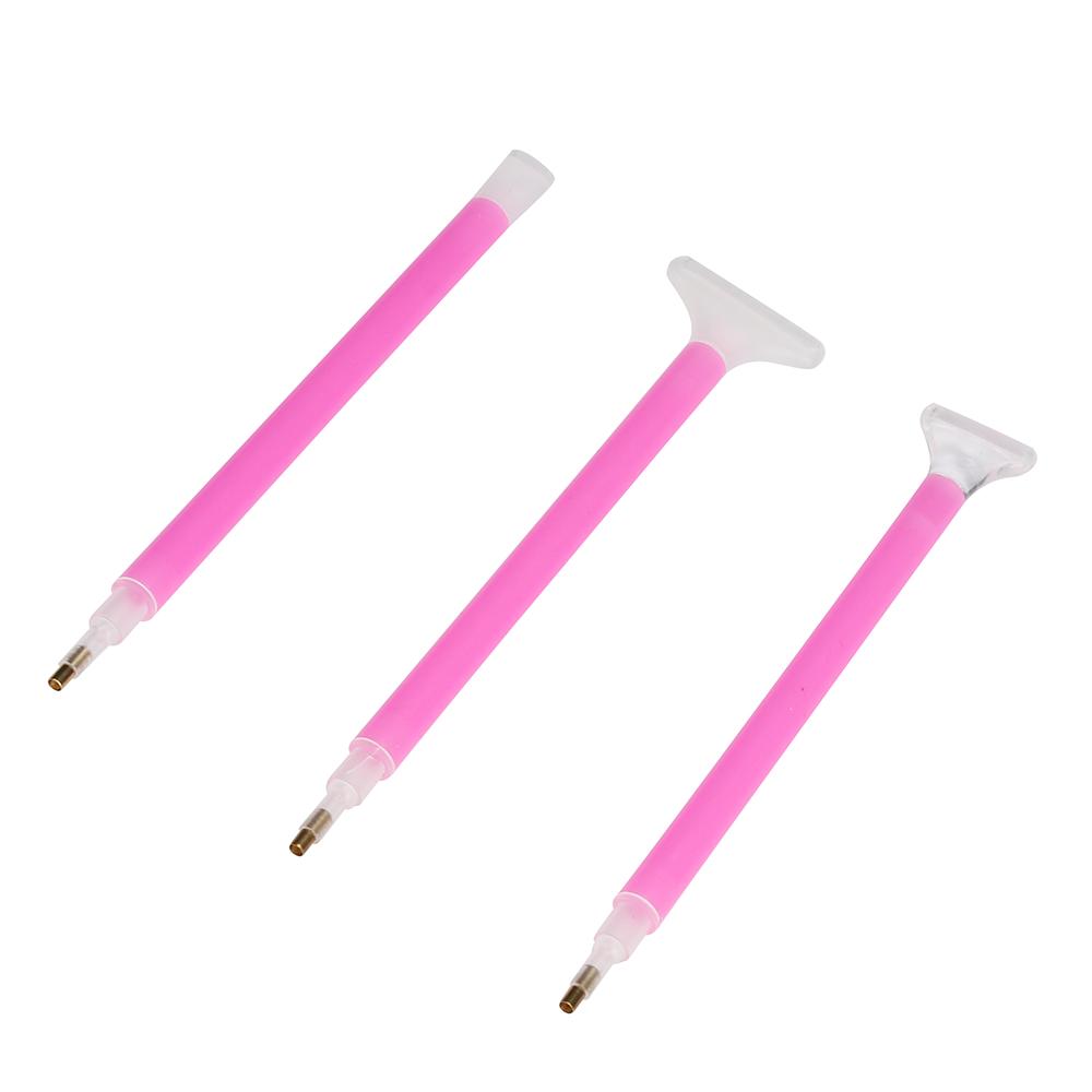 Pack of 11 5D Diamond Painting Tools Kit Point Drill Pen + Glue + Plastic Tray + Tweezers Diamond Cross Stitch Embroidery Accessories