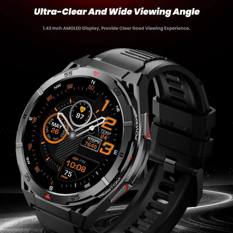 2025 Новые Оригинальные GPS Смарт-часы Ультра 466*466 HD AMOLED Дисплей Спорт Компас BT Звонок IP69 Водонепроницаемый Смарт-браслет Для HUAWEI