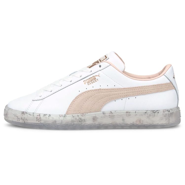 Puma Basket In Bloom - Женские кроссовки Cloud Pink White 380117-01