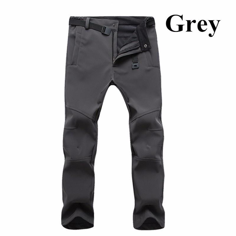 Autumn Winter Warm Fleece Men Multi Scenario Trekking Pants Fashion Outdoor Climbing Fishing Hiking Skating Long Pants Plus Size Available