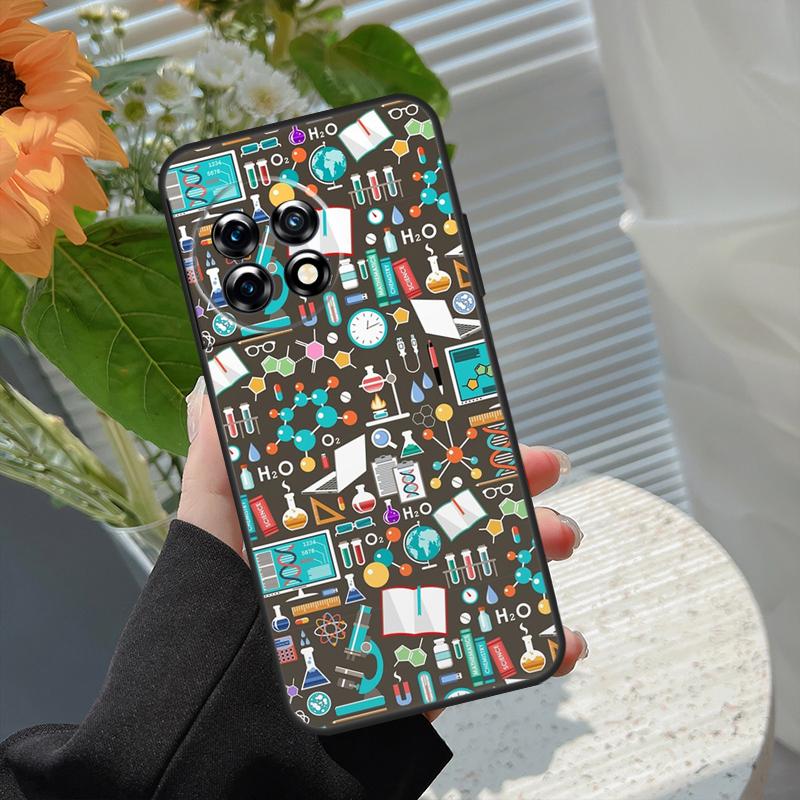 Наука Химия Чехол с Кофеином Для OnePlus Nord 5 CE 2 3 4 Lite N20 N30 OnePlus 13T 13R 15 13 12 11 10 10T 8T 15R Чехол