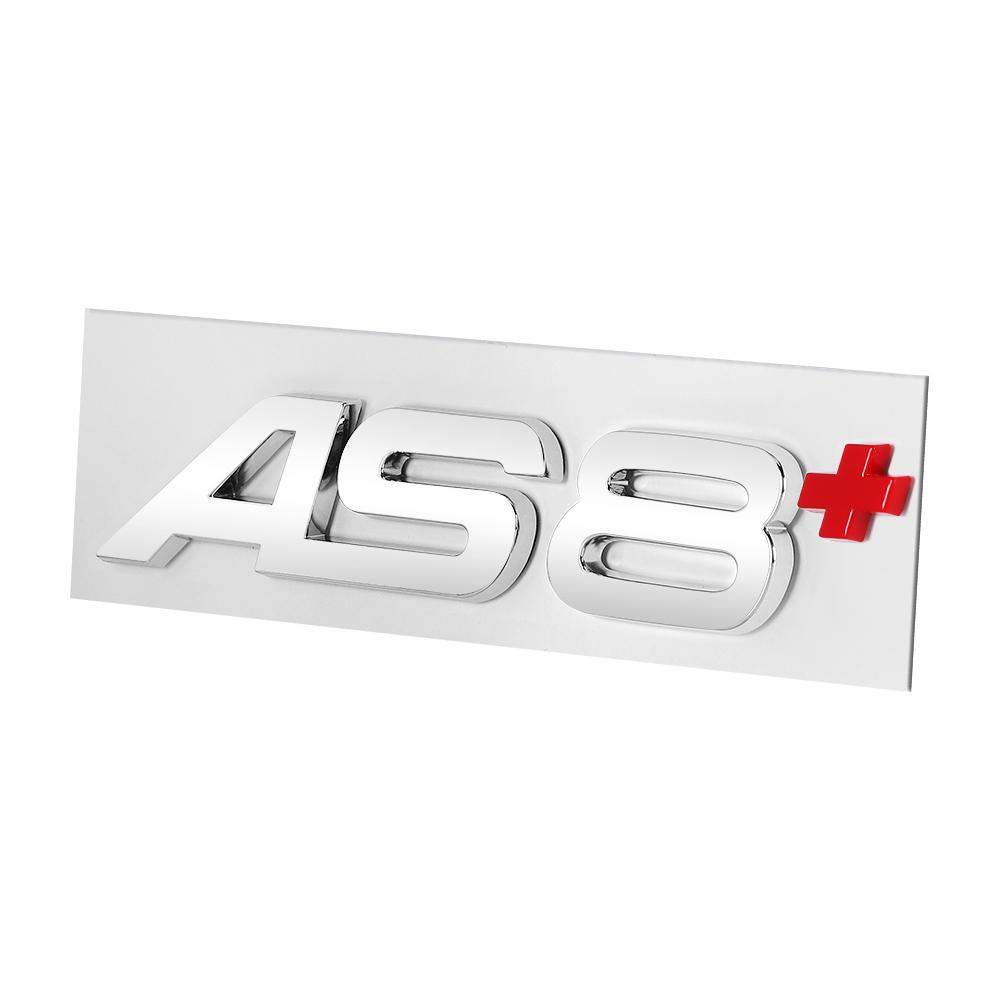 3D Алюминий Для s1 AS3 AS4 AS5 AS6 AS7 AS8 AS3+ AS4+ AS5+ AS6+ AS7+ AS8+ Буквы Эмблема Задняя Крышка Багажника Автомобиля Декорация Логотип Наклейка
