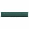 Sofa Cushions 2 pcs Dark Green 200 x 40 cm Fabric