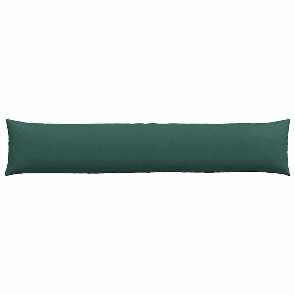 Sofa Cushions 2 pcs Dark Green 200 x 40 cm Fabric