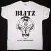 BLITZ NEVER SURRENDER НОВАЯ БЕЛАЯ ФУТБОЛКА.webp Унисекс Футболка