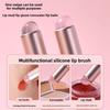 Mini Transparent Silicone Lip Brush Q Soft Round Head Brush Nail Art Tool Makeup Tool