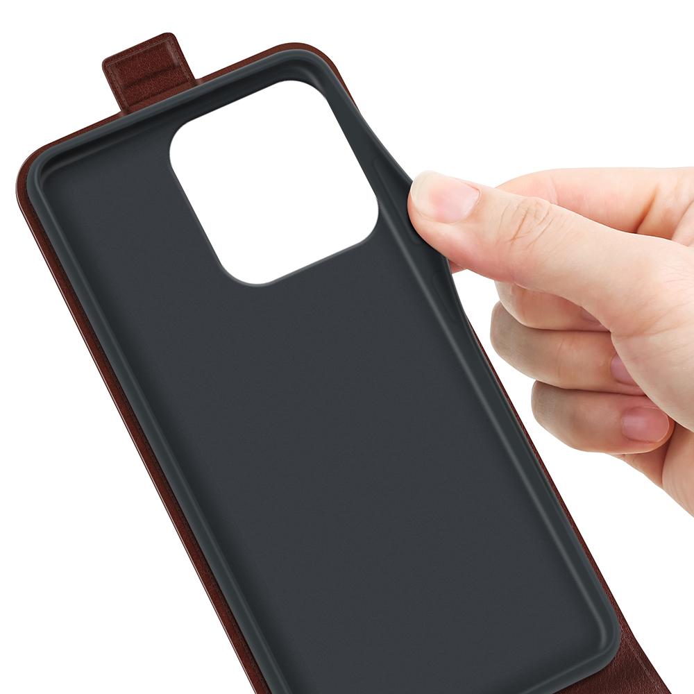 Чехол для Honor 200 Smart 5G/X7c 4G с отделениями для карт, вертикальный откидной кожаный чехол для телефона