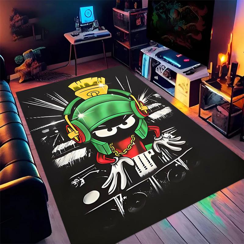 Marvin Martian DJ Funk carpet Living room and bedroom mats floor mats Christmas gifts Room Bathroom mat