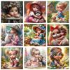 Kids 5D Diy Diamond Art Painting Cute Baby DIY Diamond Embroidery Cross Stitch Beginners Handmade Home Wall Decor Girls Gifts