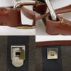 FENDI Pecan Pattern Handbag 2WAYShoulder vintage Brown PVC Women Used