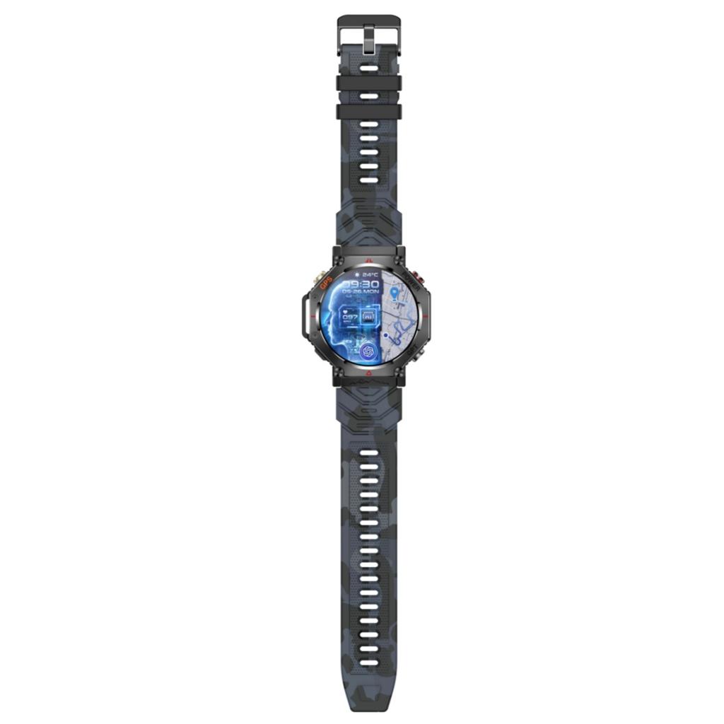 Умный браслет Rainbuvvy KC91 с GPS 1,39-дюймовый TFT 360x360 BLE5.3 GPT 3ATM Водонепроницаемый 530 мАч Bluetooth-звонок Фонарик Android Смарт-часы