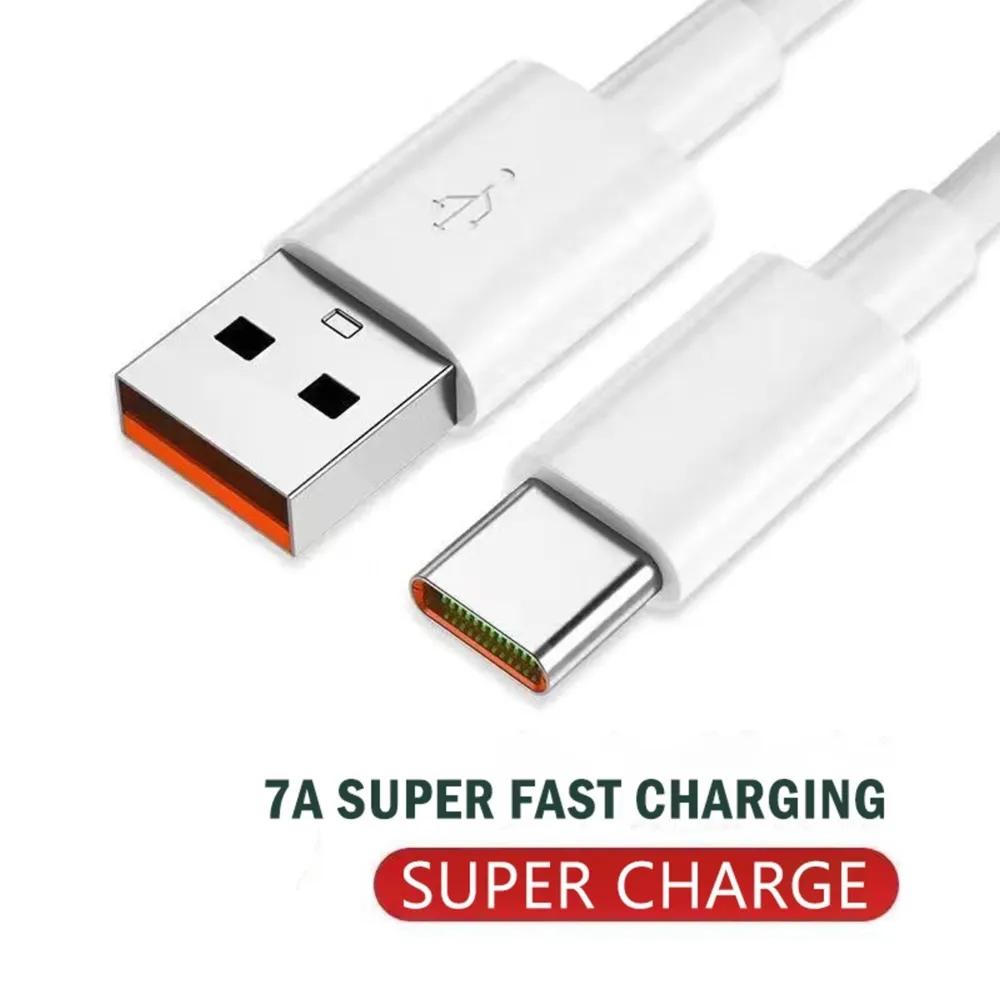 7A, 100 Вт, USB Type C, кабель для сверхбыстрой зарядки для iPhone 15 Pro Max, Huawei P40, кабель для быстрой зарядки данных для Xiaomi Mi 12 Pro, Oneplus Realme POCO