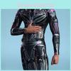 Halloween Adult Cosplay Jumpsuits With Mechanical Print For Play Character