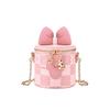 New Disney Minnie Synthetic Leather Crossbody Bags Kids' Pink BMK-72722P