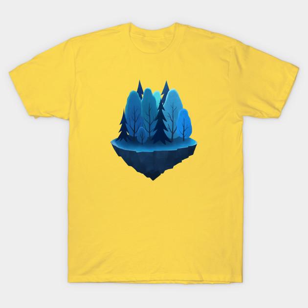Unisex Fashion TShirt Floating Forest Print TShirt Plus Size S-5XL T-Shirt 100%Cotton Tops O Neck Short Sleeve Tees