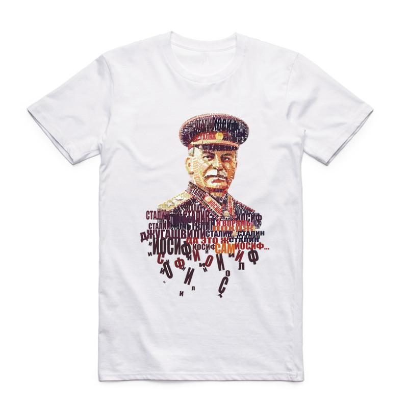 2019 Fashion Men Print ALLIED NATIONS JOSEPH STALIN T Shirt O-Neck Short Sleeve Summer Unisex Hipster Casual CCCP Top Tee Tshirt