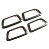 Fit Fits Toyota Tacoma 2016- Carbon Fiber ABS Interior Door Handle Bowl Trim
