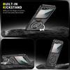 Магнитный чехол-броня с кольцом для Samsung Galaxy Z FLIP 6 5G ZFLIP6 Защита объектива Magsafe Беспроводная зарядка Ударопрочный чехол