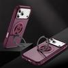Coque de Protection - BOOLING - pour iPhone 17 Pro Max - Hybride avec Anneau Rotatif Magnétique - Rouge