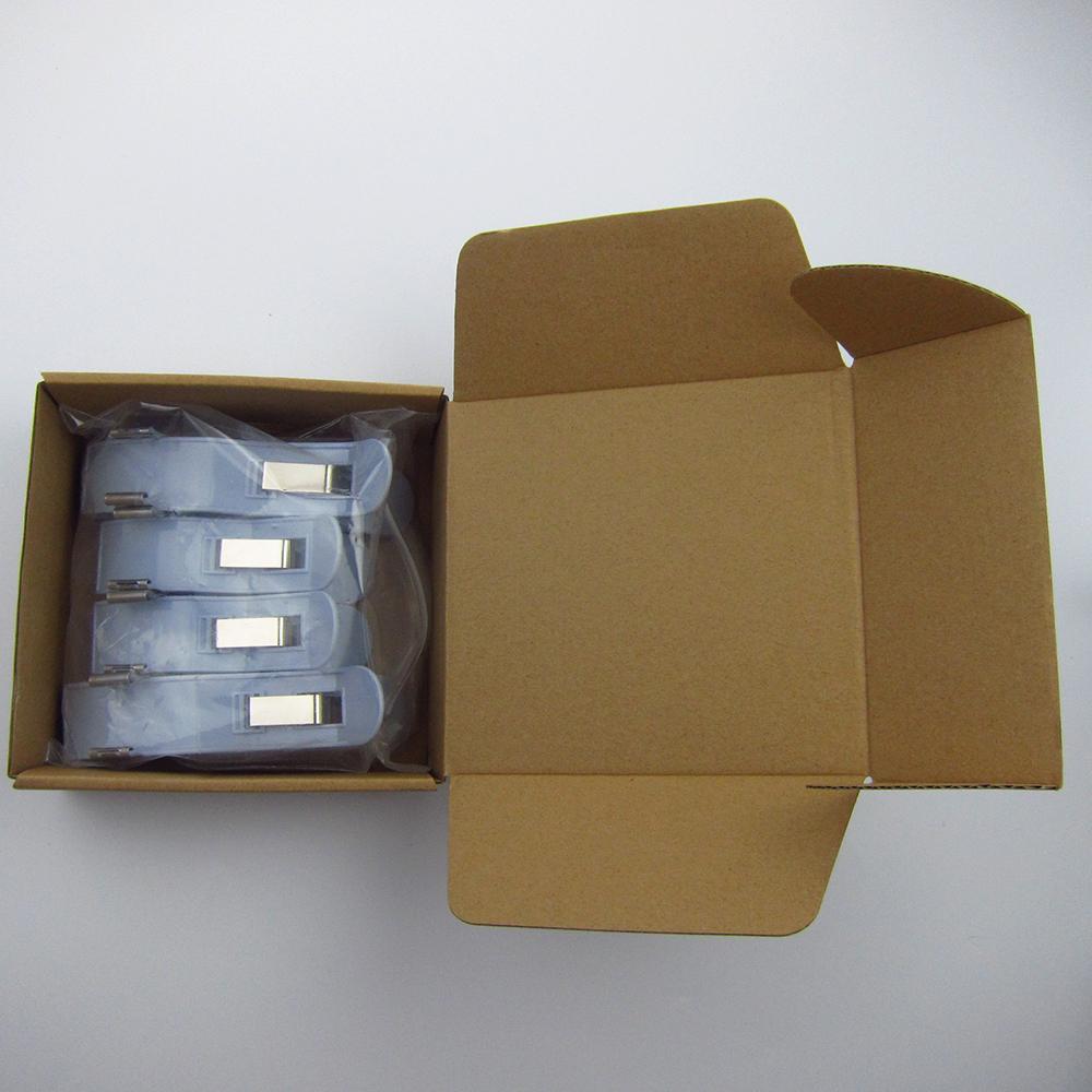 Универсальный зажим для конечностей ЭКГ, металлические электроды, провода для проводов кабеля ЭКГ, зажим для ЭКГ, многоразовый зажим для электрода, размер для взрослых, идеально подходит для 3,0 Din/4,0 банан(4 шт / комплект)