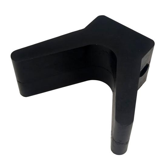 Упор на прицеп для лодки, устойчивая поддержка, V-образная рама для носа с креплением ролика 2 дюйма, ширина 4 дюйма, V-образный проем, не оставляющий следов, защита от ржавчины, упор для носа лодки