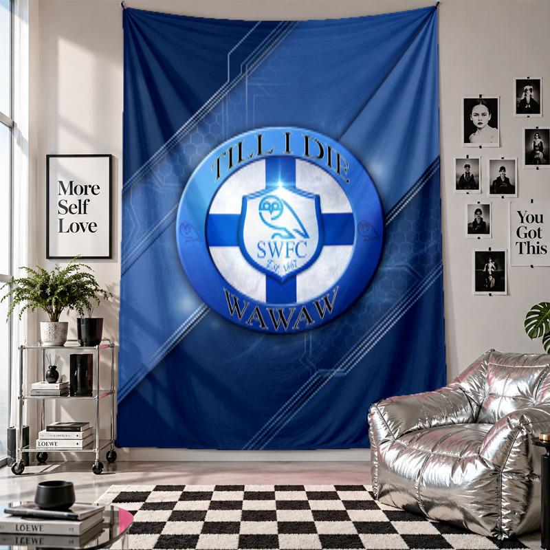 Sheffield Wednesday Wall Tapestry Home Decor Wall Hanging Cloth for Bedroom Living Room Background