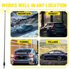 12" Antenna Stainless Power Mast Radio AM/FM Suitable For Car With 0.5Cm Screw S