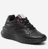 Cross jeans KK2R4023C - black women's sneakers made of eco-leather, sports shoes
