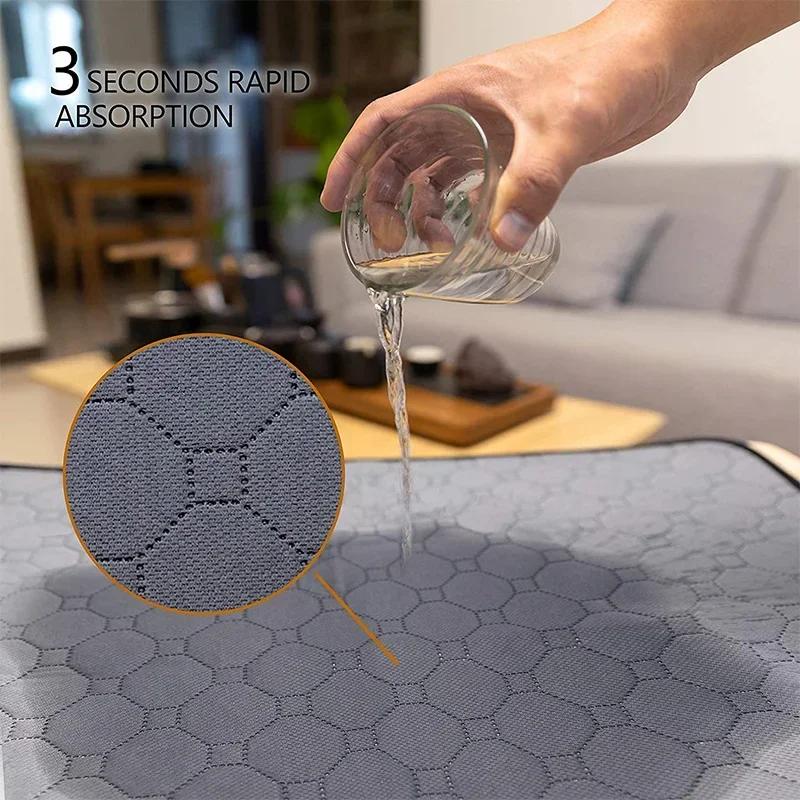 Guinea Pig Cage Lining Washable Guinea Pig Skin Pad Reusable and Non Slip Urinary Pad for Guinea Pig Cat and Dog Beds