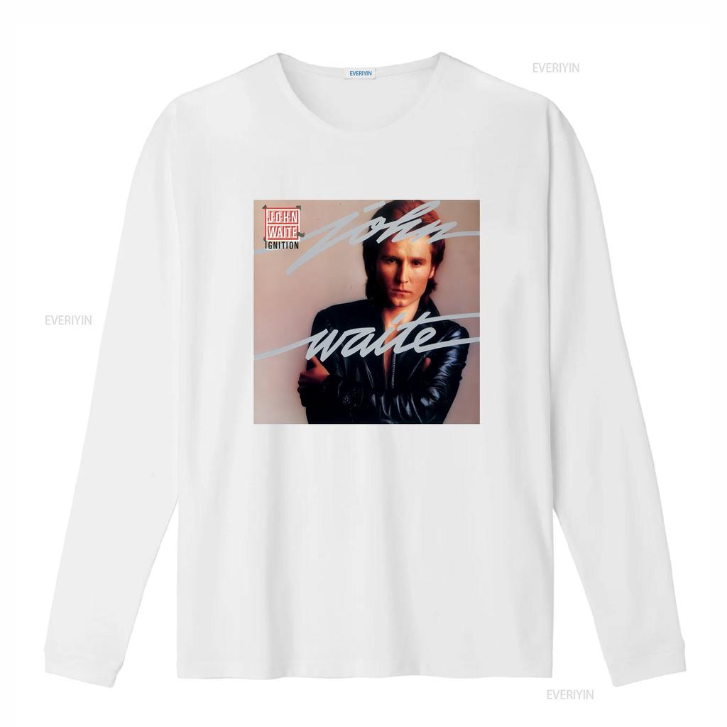 John Waite Album Cover T Shirt Black Size S 5XL COTTON HE97 vintage Washed designer clothes Breathable Comfortable streetwear
