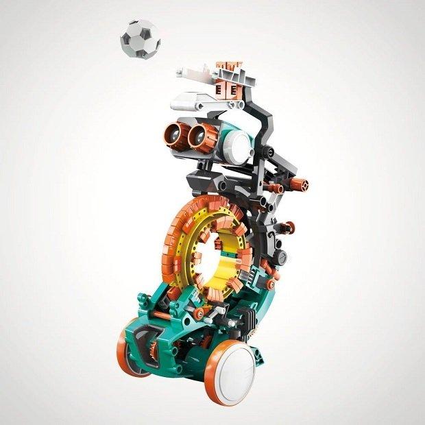 Robot zabawka do składania robot kodujący 5w1 zabawka kreatywna dla dzieci
