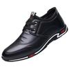 Spring and Autumn Men's Trendy Casual Leather Shoes High Quality Sports Leather Shoes Casual Driving Shoes Dad Shoes