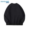 JEANSWEST Men's 2025 Autumn Simple Solid Crew Neck Long Sleeve Sweatshirt