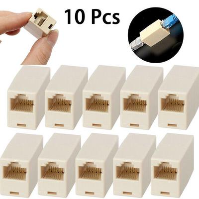 Удлинительный соединительный соединитель RJ45 Cat5e Широкополосный сетевой кабель Ethernet