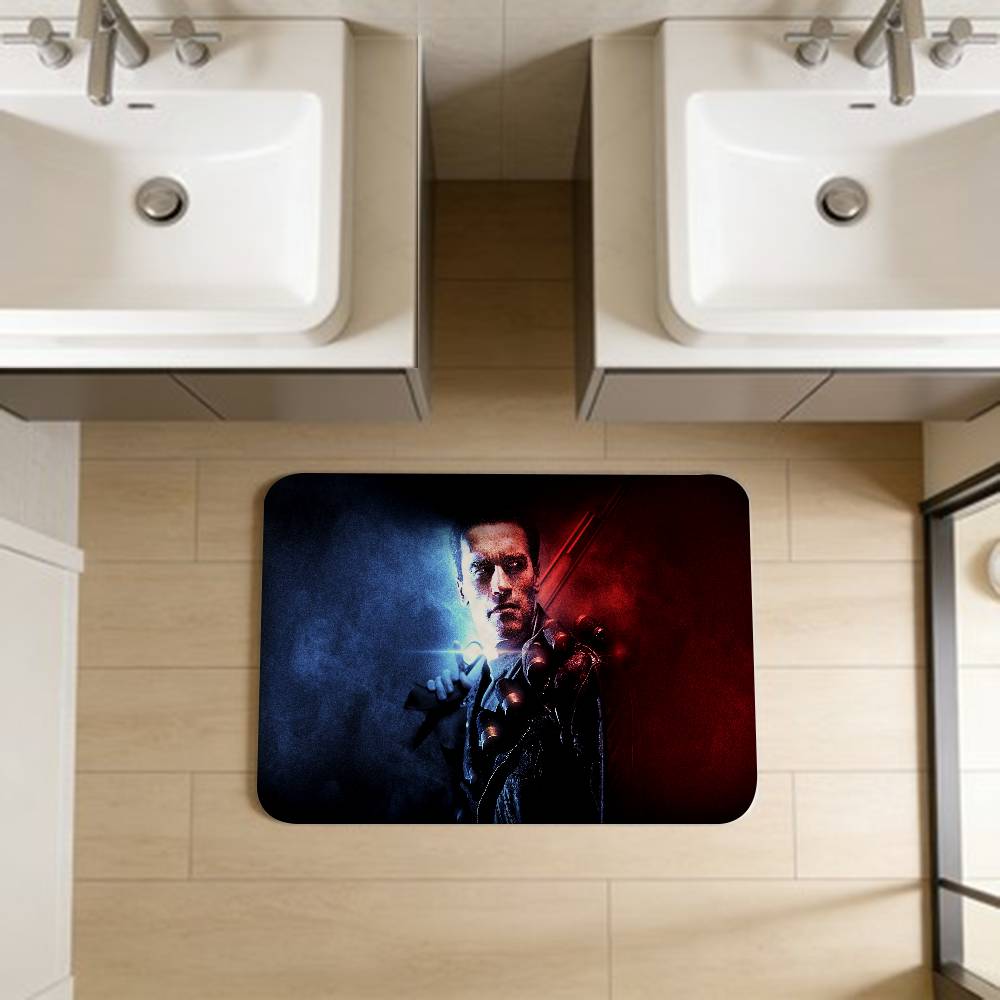 Terminator Movie Floor Mat Cheaper Anti-slip Modern Living Room Balcony Printed Bedside Mats