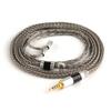Tripowin Zonie 16 Core Silver Plated Cable SPCHIFI Earphone Upgrade Cable & (2.5mm-0.78mm2pin, Gray)