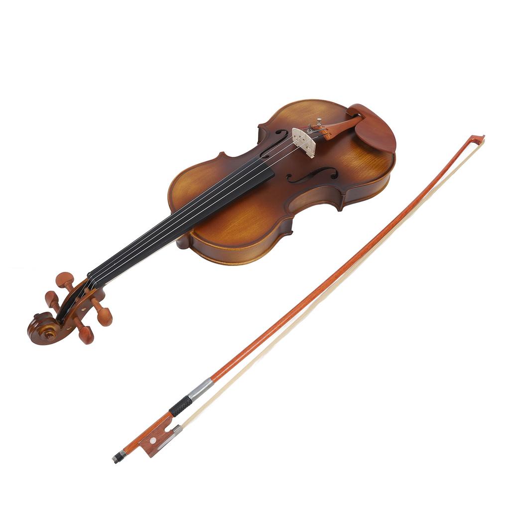 Профессиональный набор скрипичных инструментов, деревянная скрипка ручной работы, полный набор из 44 нот для начинающих, детей и взрослых