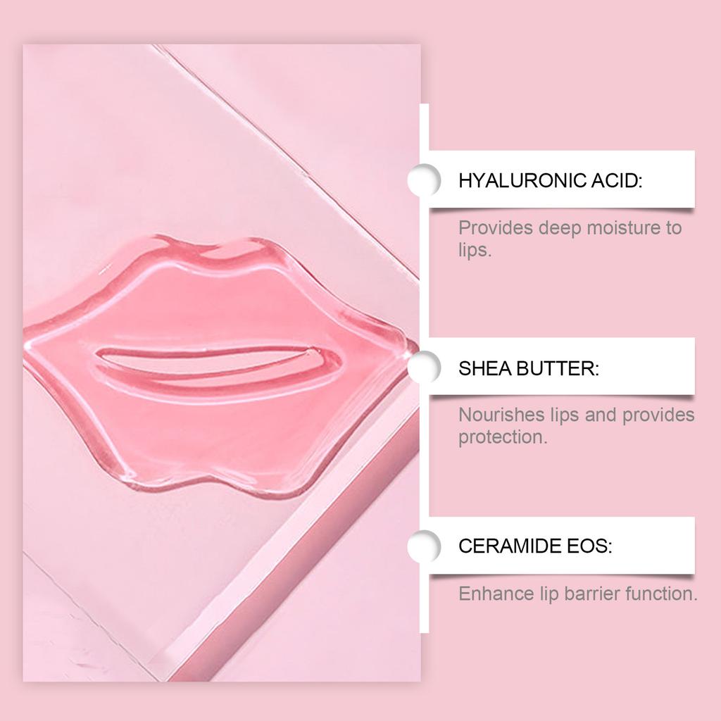 Пластырь для губ Lip Care Patch нежно питает и увлажняет кожу вокруг губ, очищает кератин, пластырь для губ, коллагеновая маска для восстановления морщин на губах, 5 шт., 2 мл