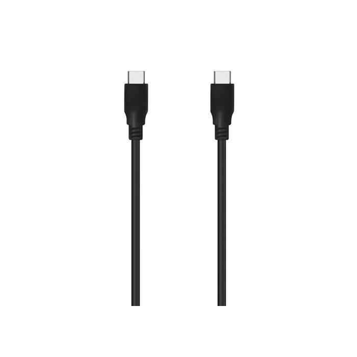 Câble USB-C 3.2 Gen2x2 - AISENS - 20 Gbps - 8K@30Hz - 5A 100W - E-Marker - 0,6 m - Noir - Mâle à mâle