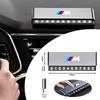 BAGG9 Car Sticker Aluminium Alloy Car Temporary Parking Card Phone Number Plate For BMW M Emblem M3 M5 X1 E46 E36 E34 F10 E90 F30 E60