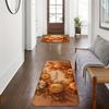 1/2 Pcs Autumn Pumpkin Doormat Comfortable Soft Non-slip Home Entrance Hallway Rug Bathroom Toilet Floor Mat Home Decor