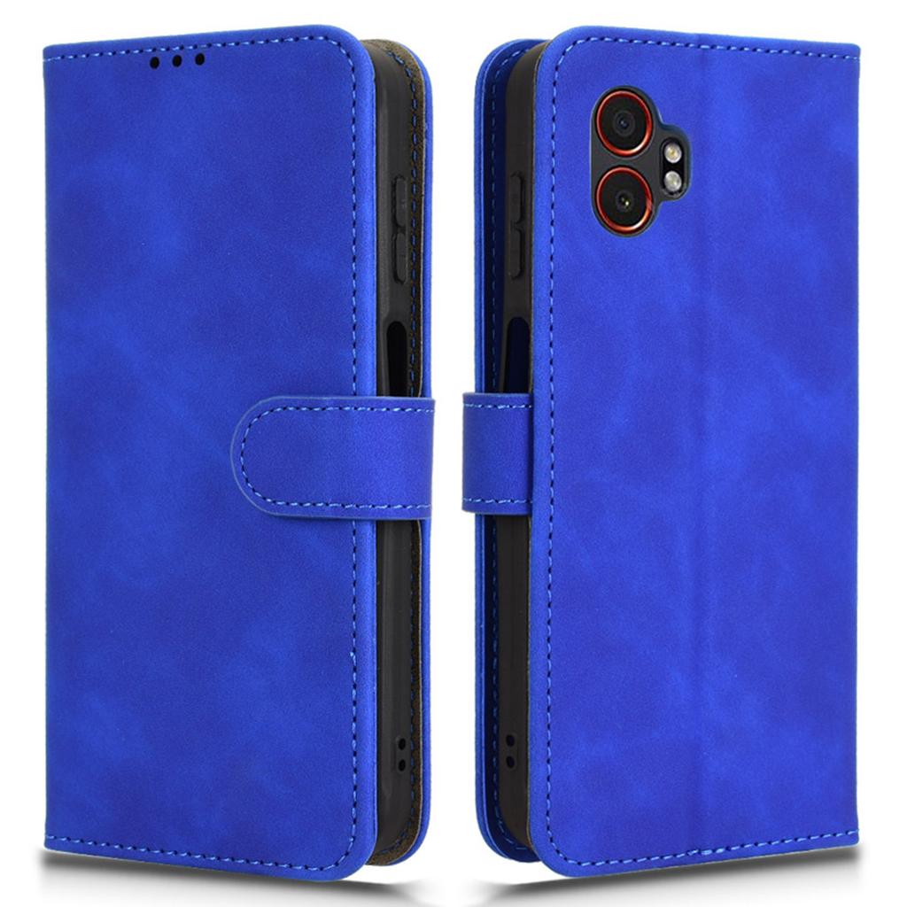 Кожаный чехол для Samsung Galaxy XCover7 Pro, приятный на ощупь, противоударный, кошелек, откидная крышка для телефона