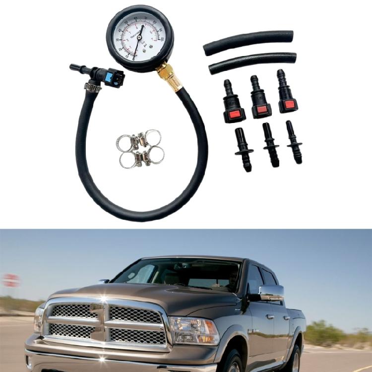 Gas Pressure Test Monitoring Tool With Quick Connector for DIY Vehicle Maintenance & Professional Use Accurate Readings