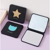 Portable Makeup Mirror Dressing Mirror Princess Mirror Folding Portable Internet Celebrity Simple Portable Mini Double-sided Small Square Mirror